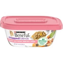 Purina Beneful Chopped Blends With Salmon, Sweet Potatoes, Brown Rice & Spinach Wet Dog Food