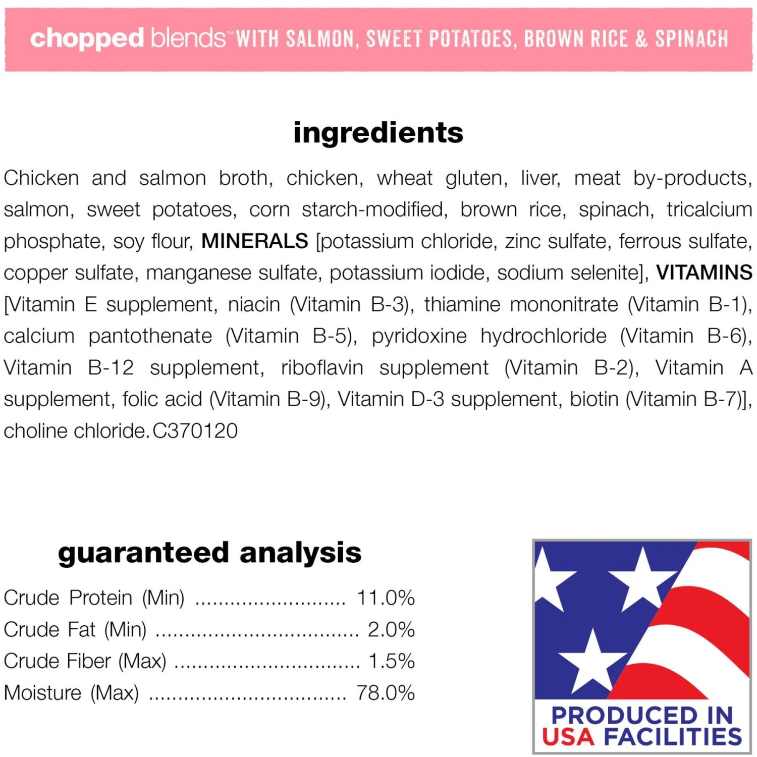 Purina Beneful Chopped Blends With Salmon, Sweet Potatoes, Brown Rice & Spinach Wet Dog Food - Image 5