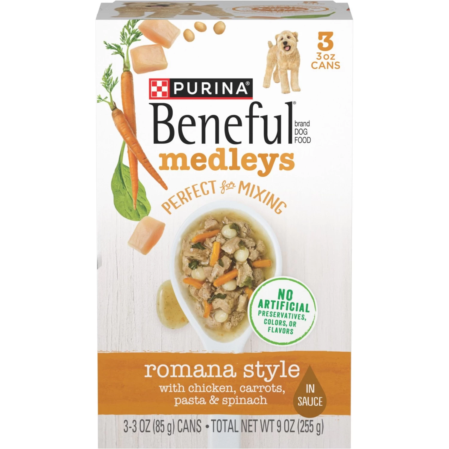 Purina Beneful Medleys Romana Style Canned Dog Food