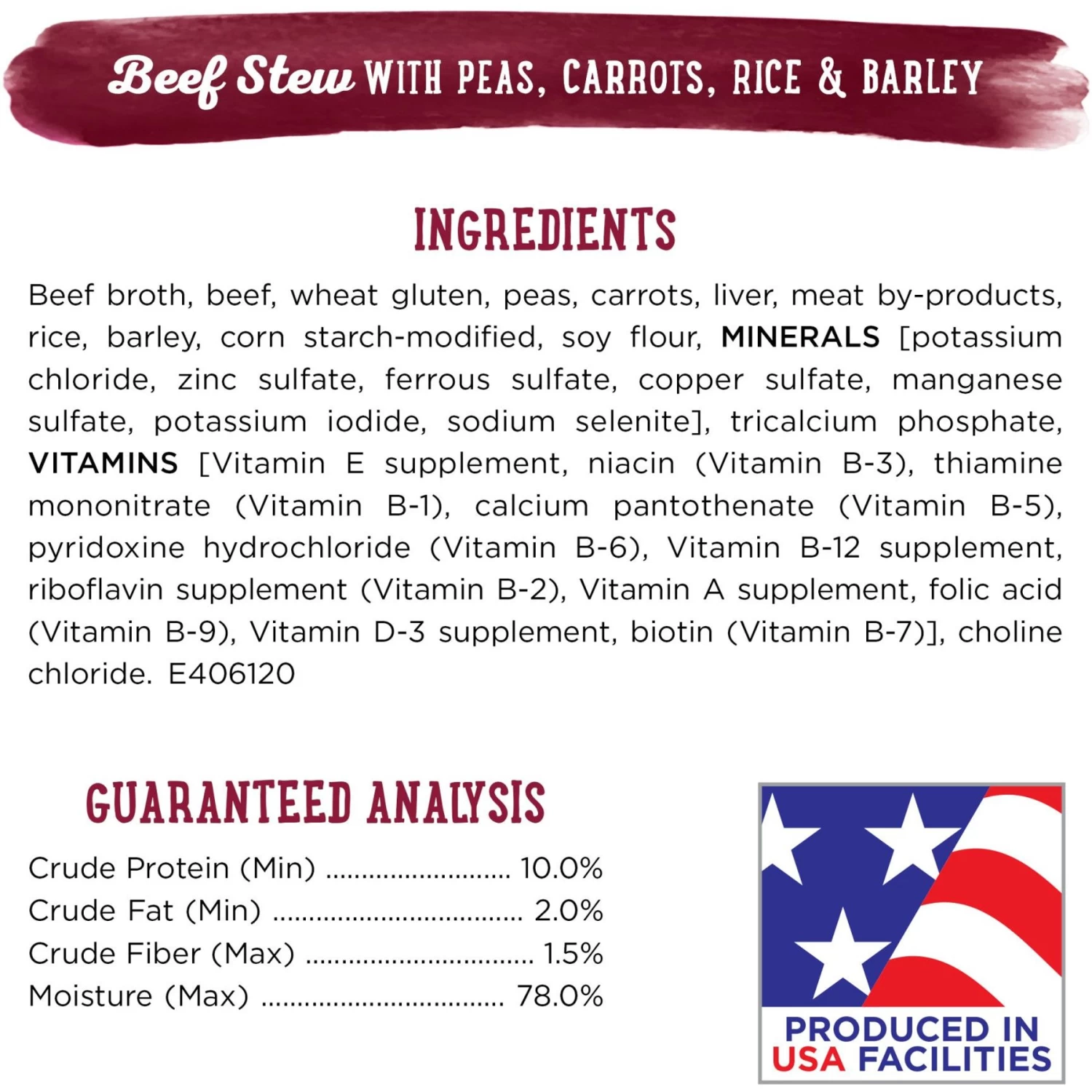 Purina Beneful Prepared Meals Beef Stew With Peas, Carrots, Rice & Barley Wet Dog Food - Image 5