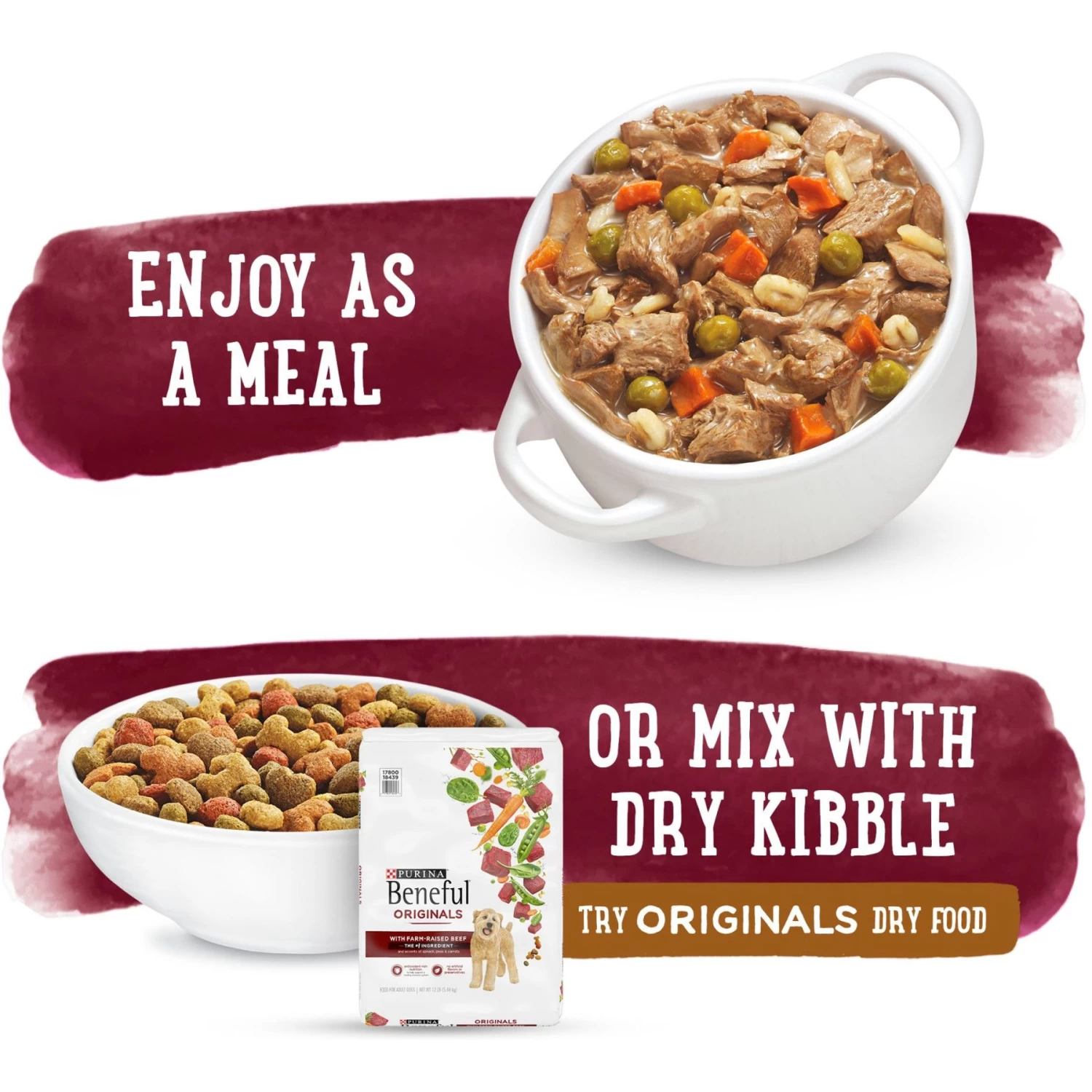Purina Beneful Prepared Meals Beef Stew With Peas, Carrots, Rice & Barley Wet Dog Food - Image 6