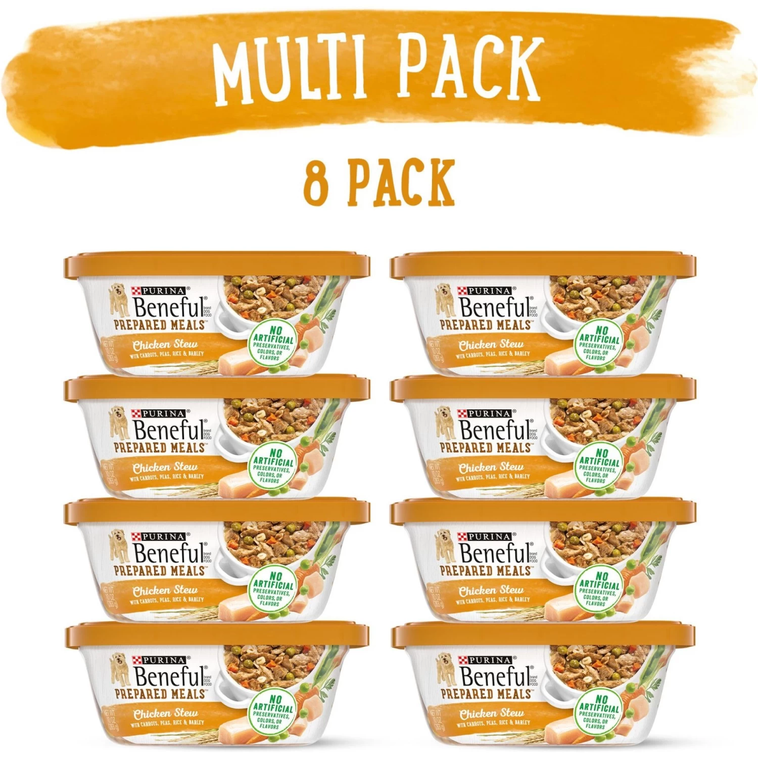 Purina Beneful Prepared Meals Chicken Stew With Rice, Carrots, Peas & Barley Wet Dog Food - Image 2