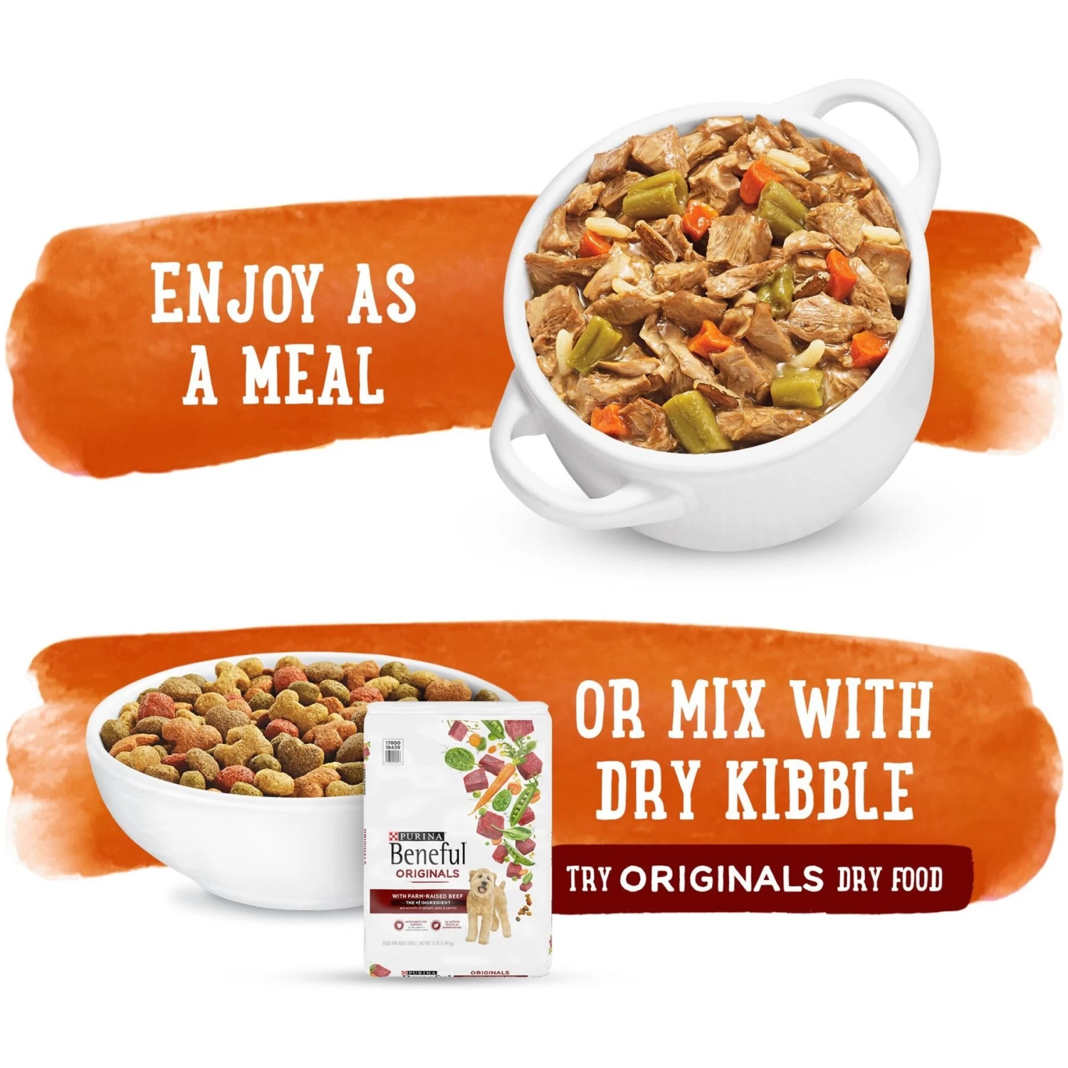 Purina Beneful Prepared Meals Simmered Chicken Medley With Green Beans, Carrots & Wild Rice Wet Dog Food - Image 6