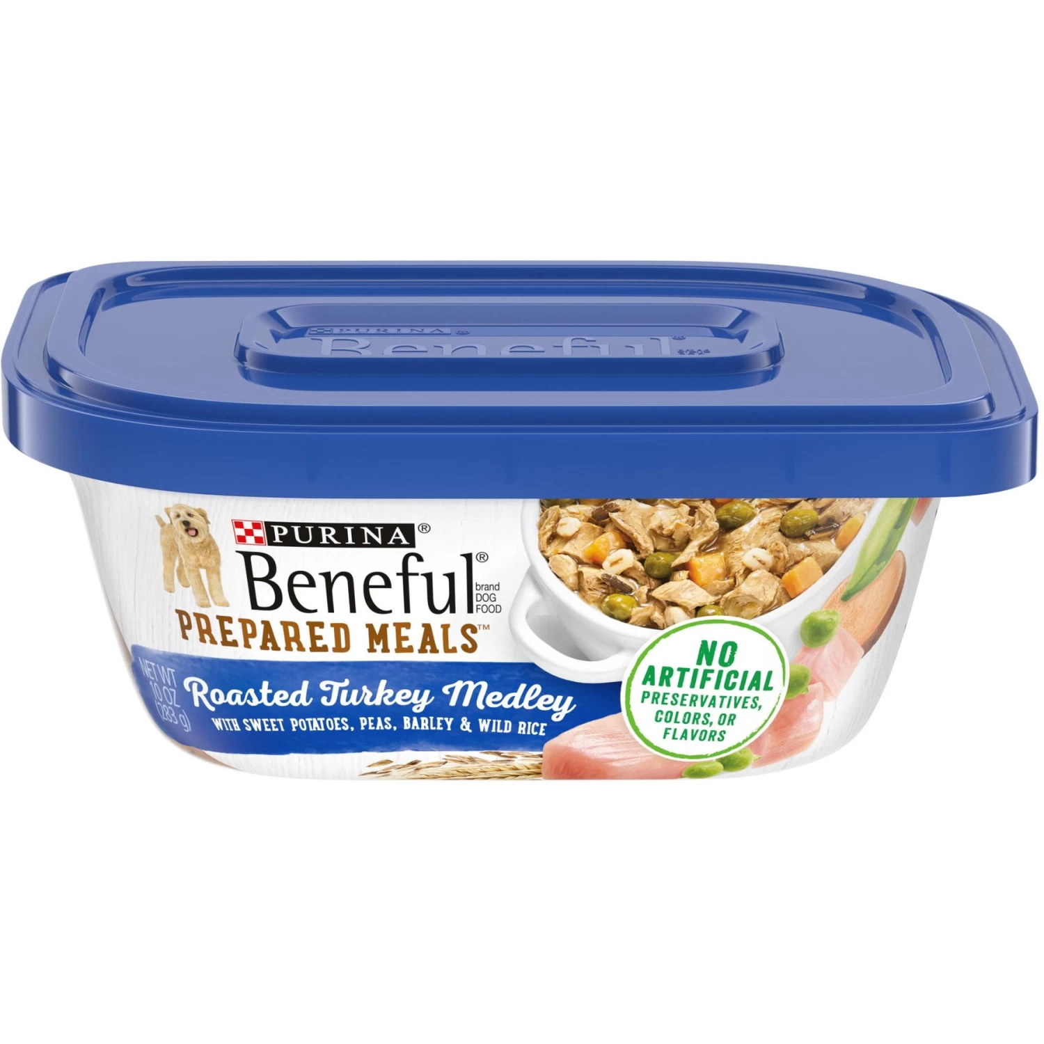 Purina Beneful Prepared Meals Roasted Turkey Medley With Wild Rice, Peas & Barley Wet Dog Food