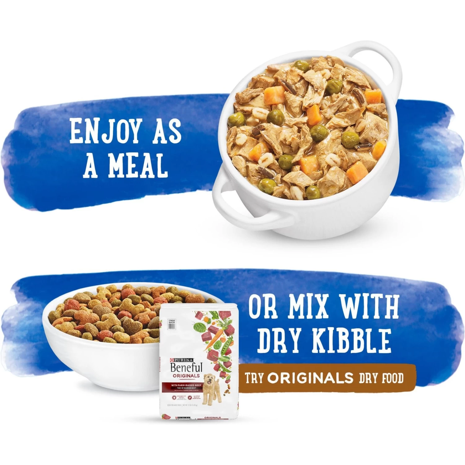 Purina Beneful Prepared Meals Roasted Turkey Medley With Wild Rice, Peas & Barley Wet Dog Food - Image 6