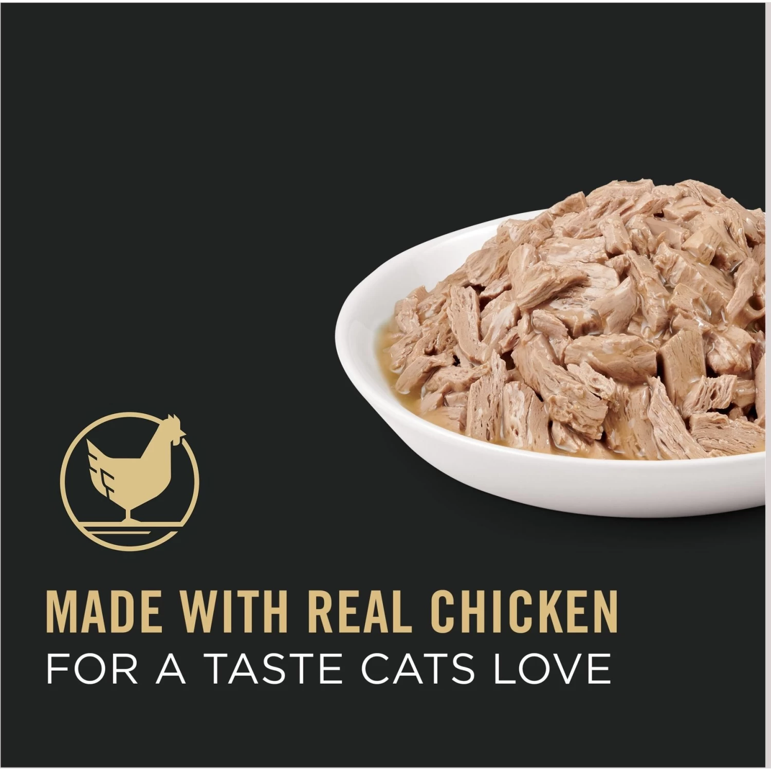 Purina Pro Plan Adult Chicken Entree In Gravy Canned Cat Food - Image 3