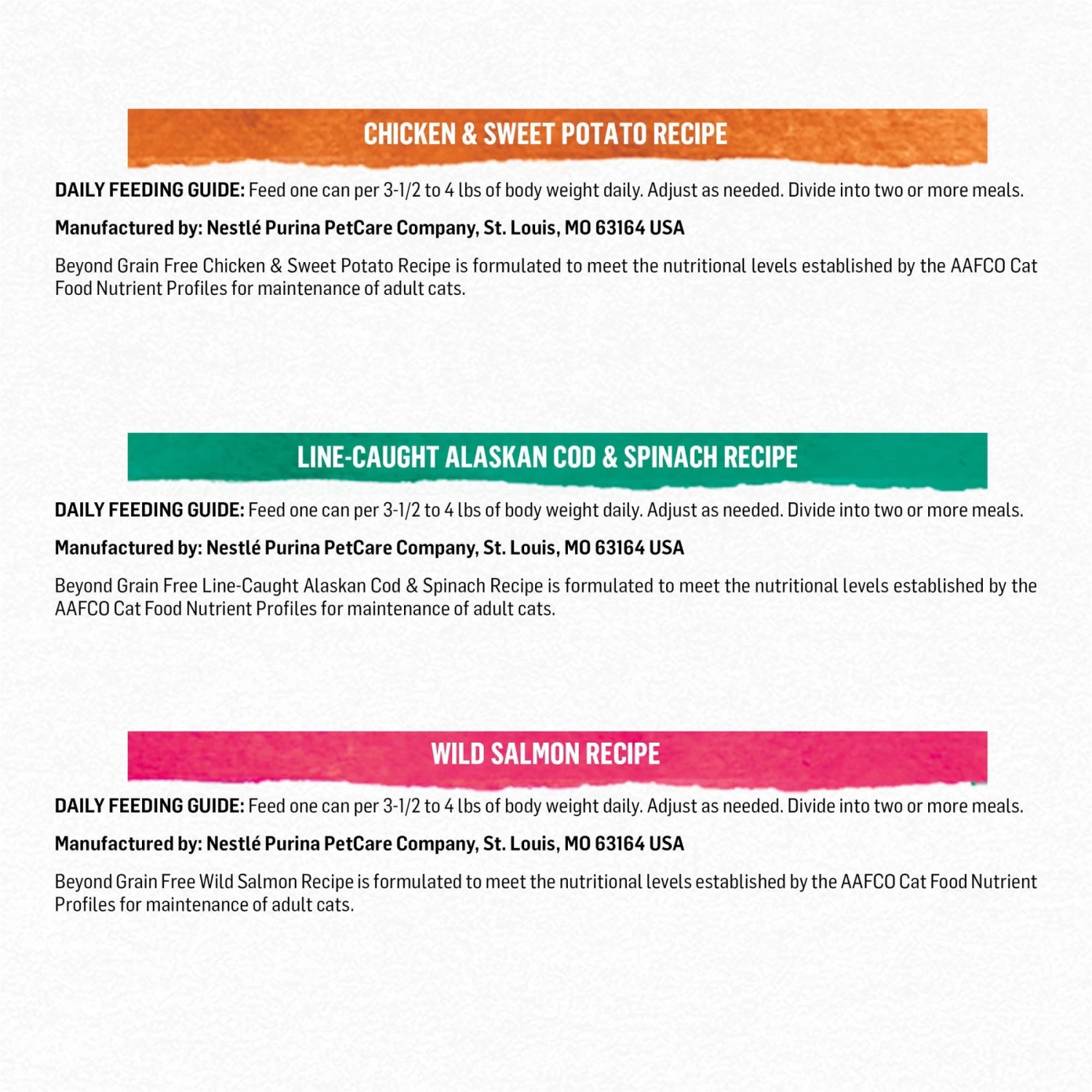 Purina Beyond Grain-Free Pate 3 Flavors Variety Pack Canned Cat Food - Image 9