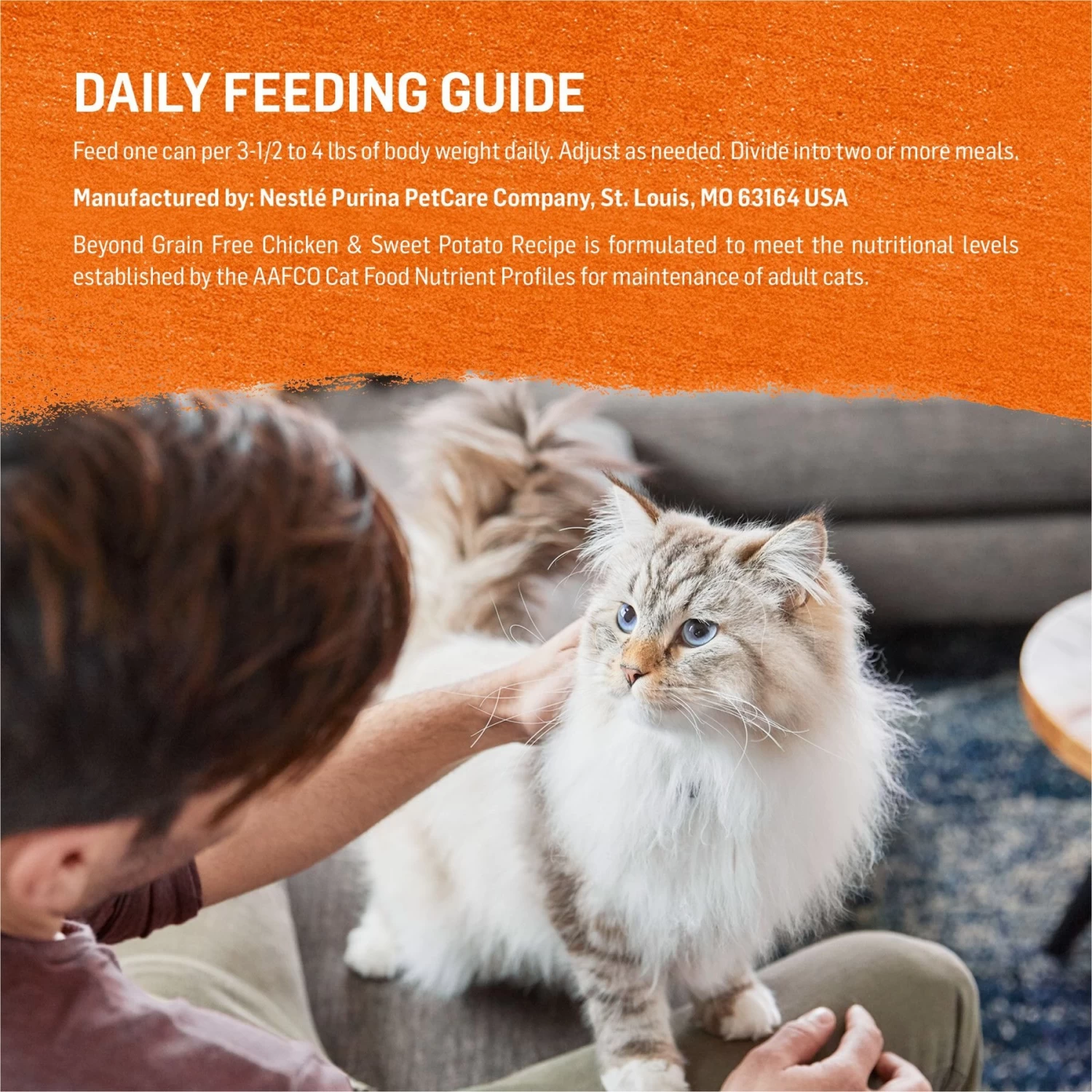 Purina Beyond Grain-Free Natural Pate Chicken & Sweet Potato Recipe Wet Cat Food - Image 8