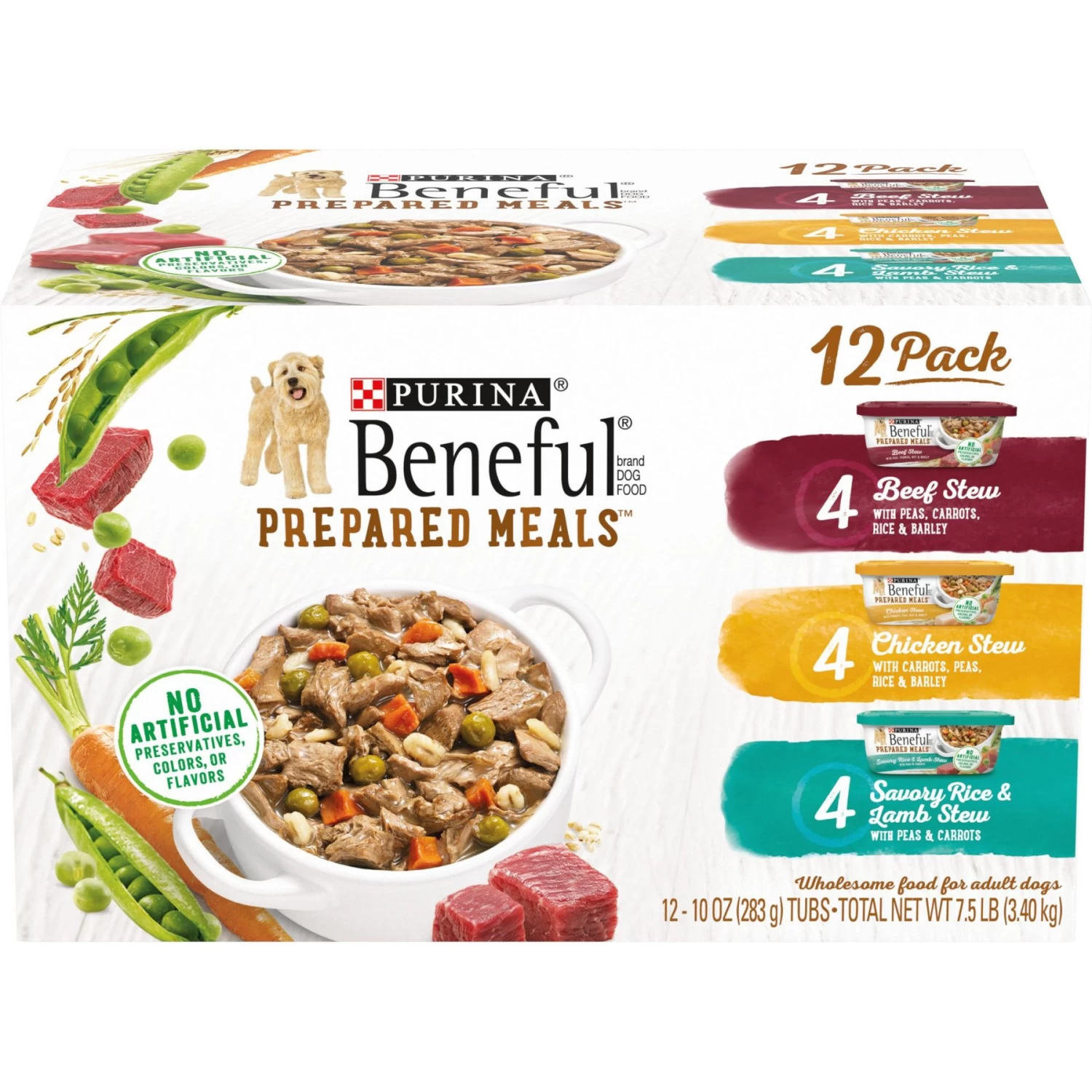 Purina Beneful Prepared Meals Variety Pack Wet Dog Food