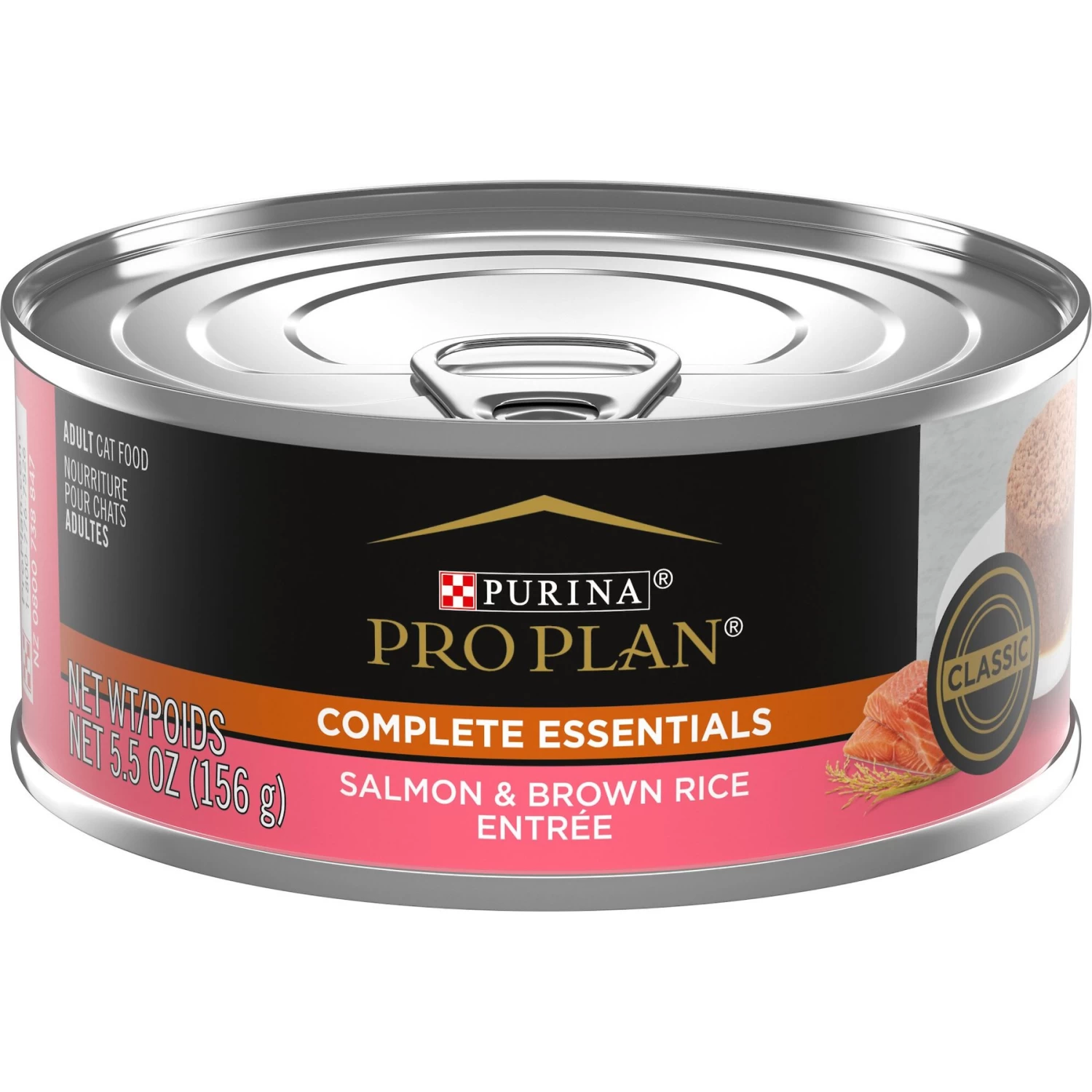 Purina Pro Plan Complete Essentials Adult Salmon & Brown Rice Entree Classic Canned Cat Food