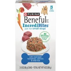 Purina Beneful IncrediBites With Beef, Tomatoes, Carrots & Wild Rice Canned Dog Food