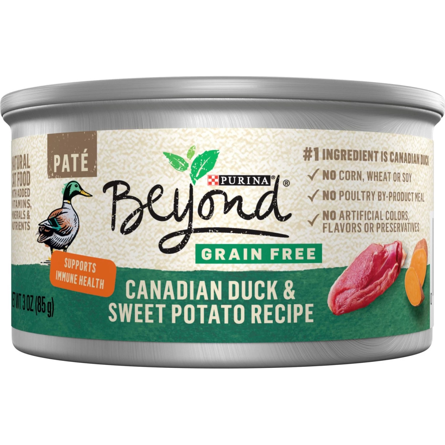 Purina Beyond Duck & Sweet Potato Pate Recipe Grain-Free Canned Cat Food