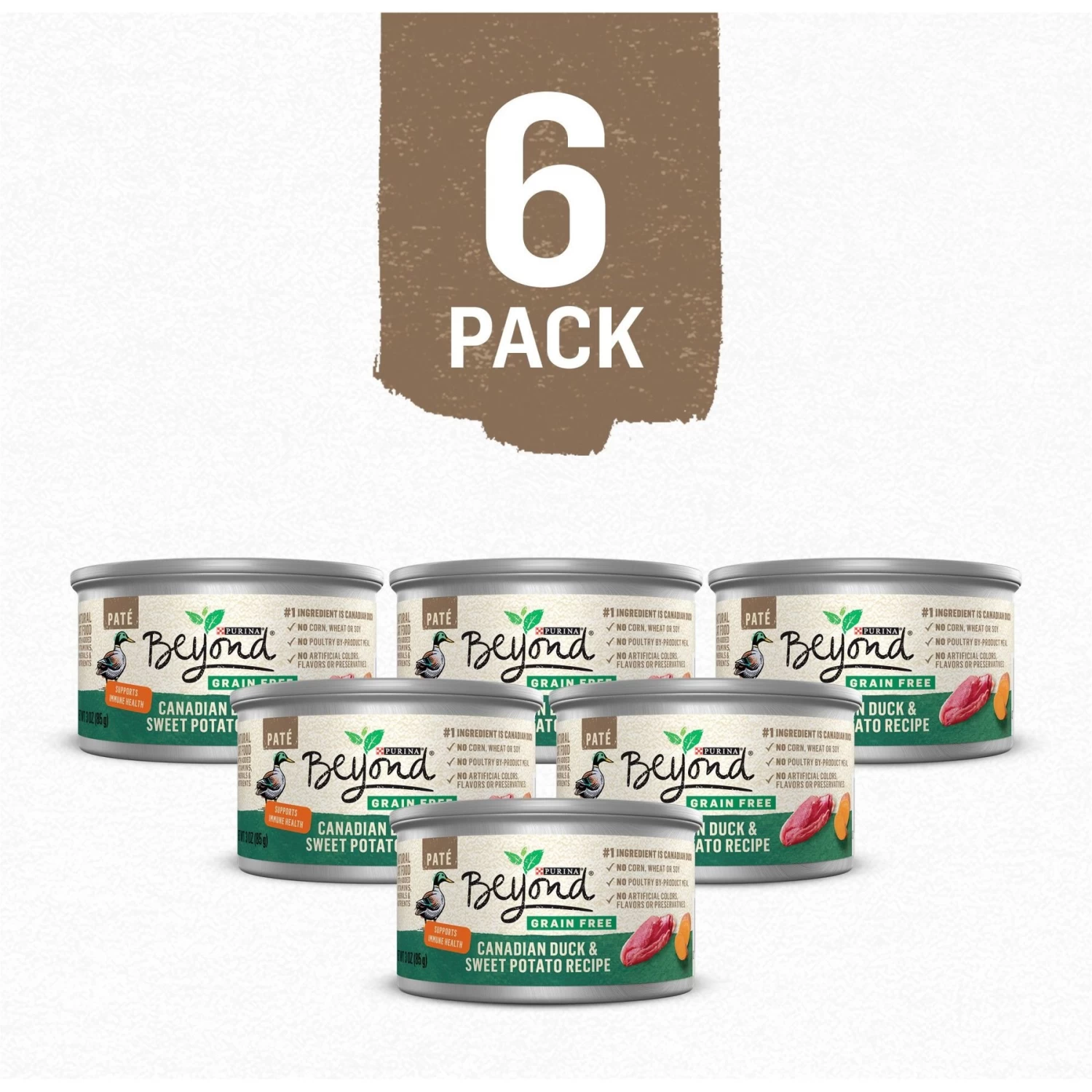 Purina Beyond Duck & Sweet Potato Pate Recipe Grain-Free Canned Cat Food - Image 2