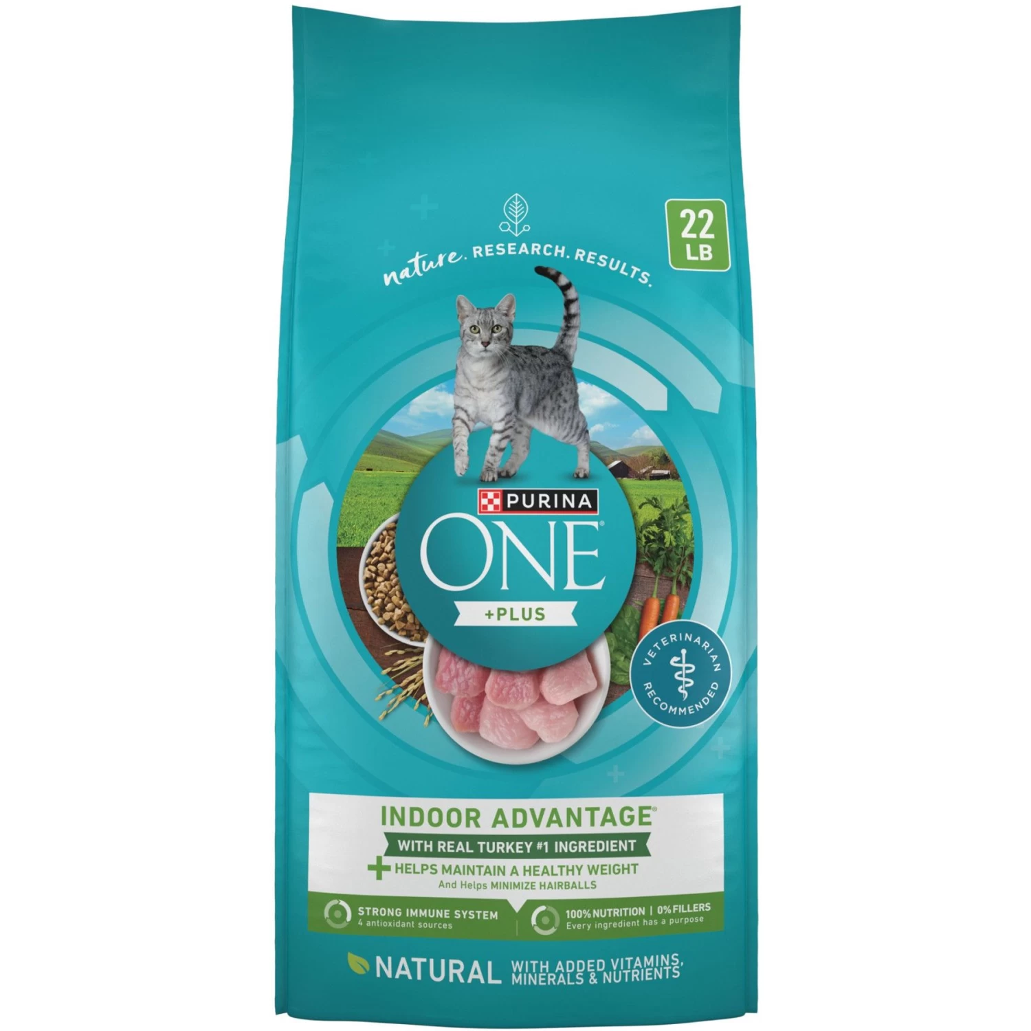 Purina ONE +Plus Indoor Advantage With Real Turkey Natural Adult Dry Cat Food