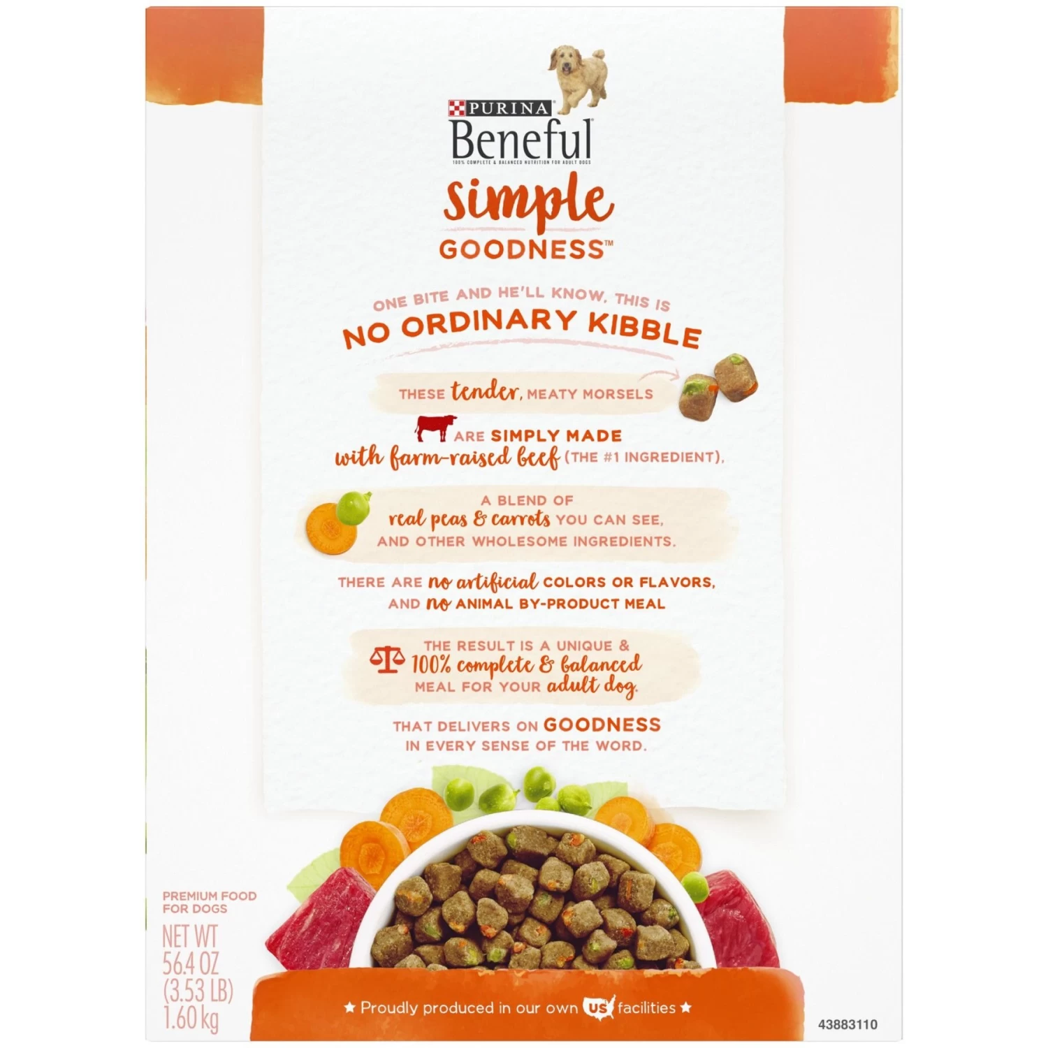 Purina Beneful Simple Goodness With Farm-Raised Beef Dry Dog Food - Image 2