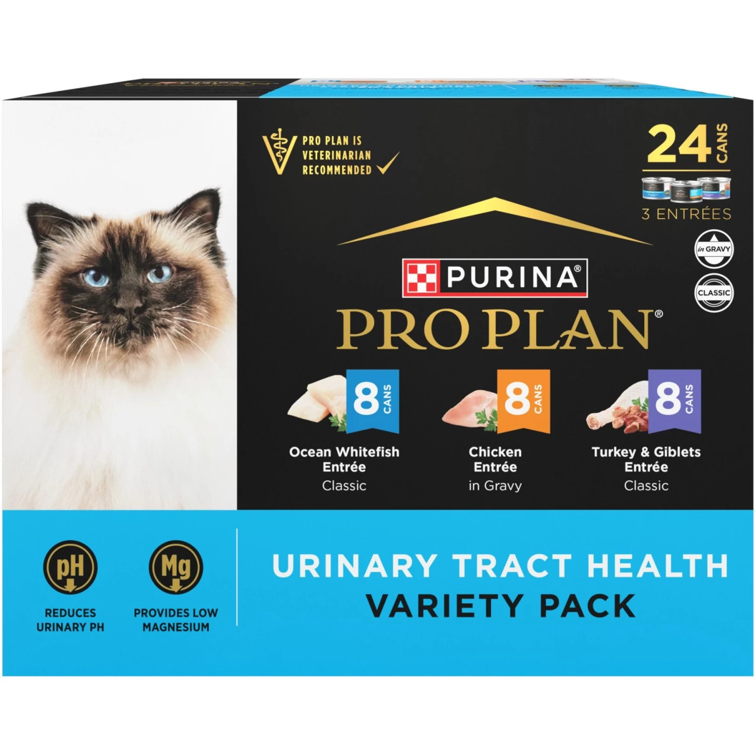 Purina Pro Plan Urinary Tract Health Variety Pack Canned Cat Food