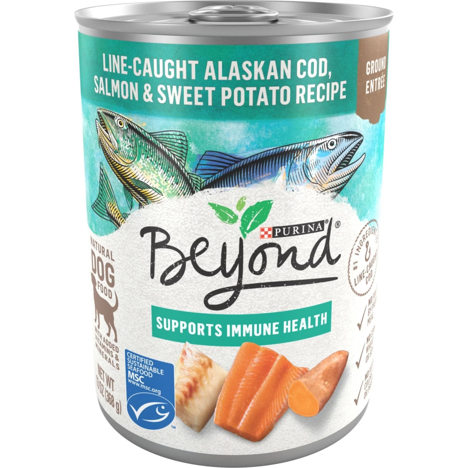 Purina Beyond Alaskan Cod, Salmon & Sweet Potato Grain-Free Canned Dog Food