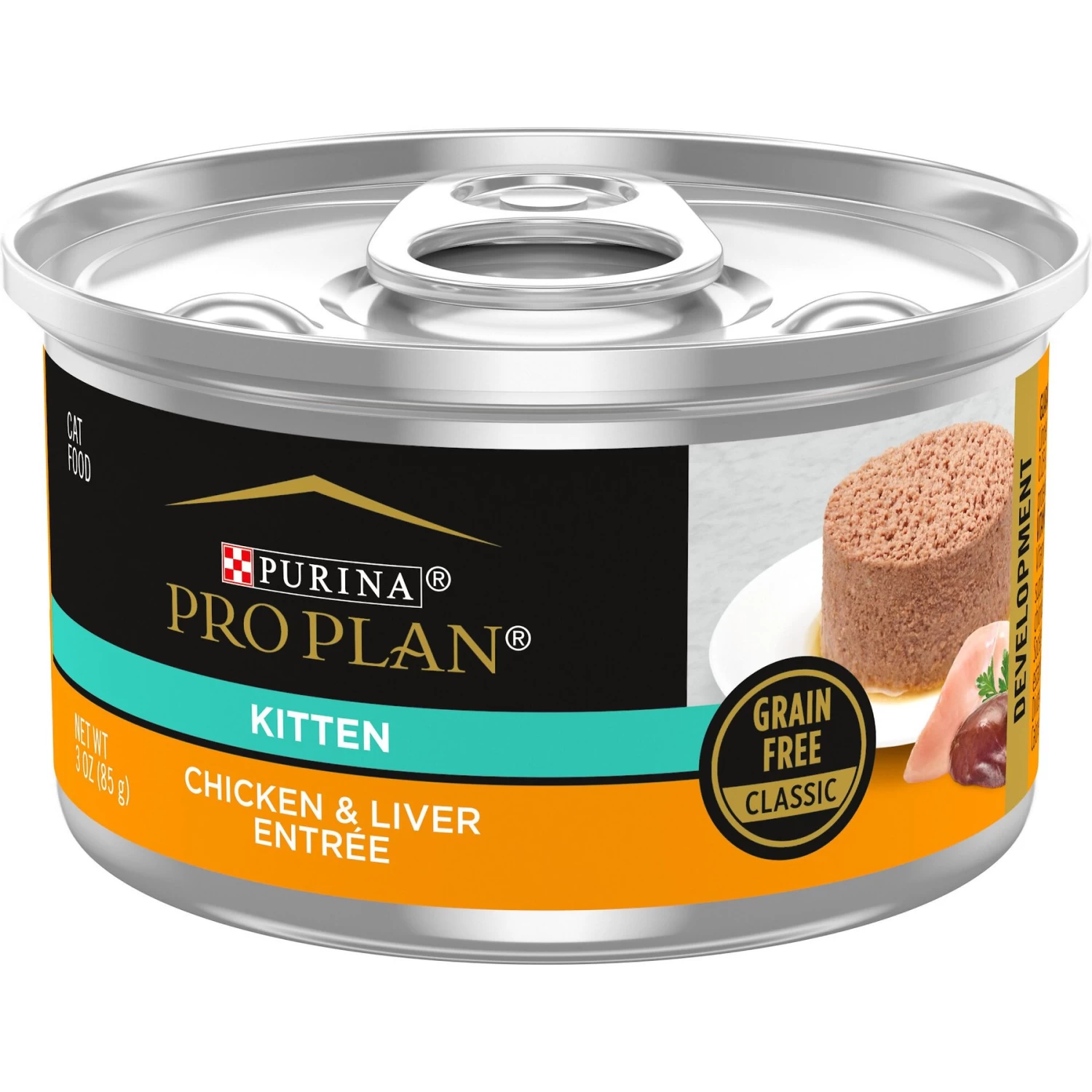 Purina Pro Plan True Nature Natural Chicken & Liver Grain-Free Kitten Formula Canned Cat Food