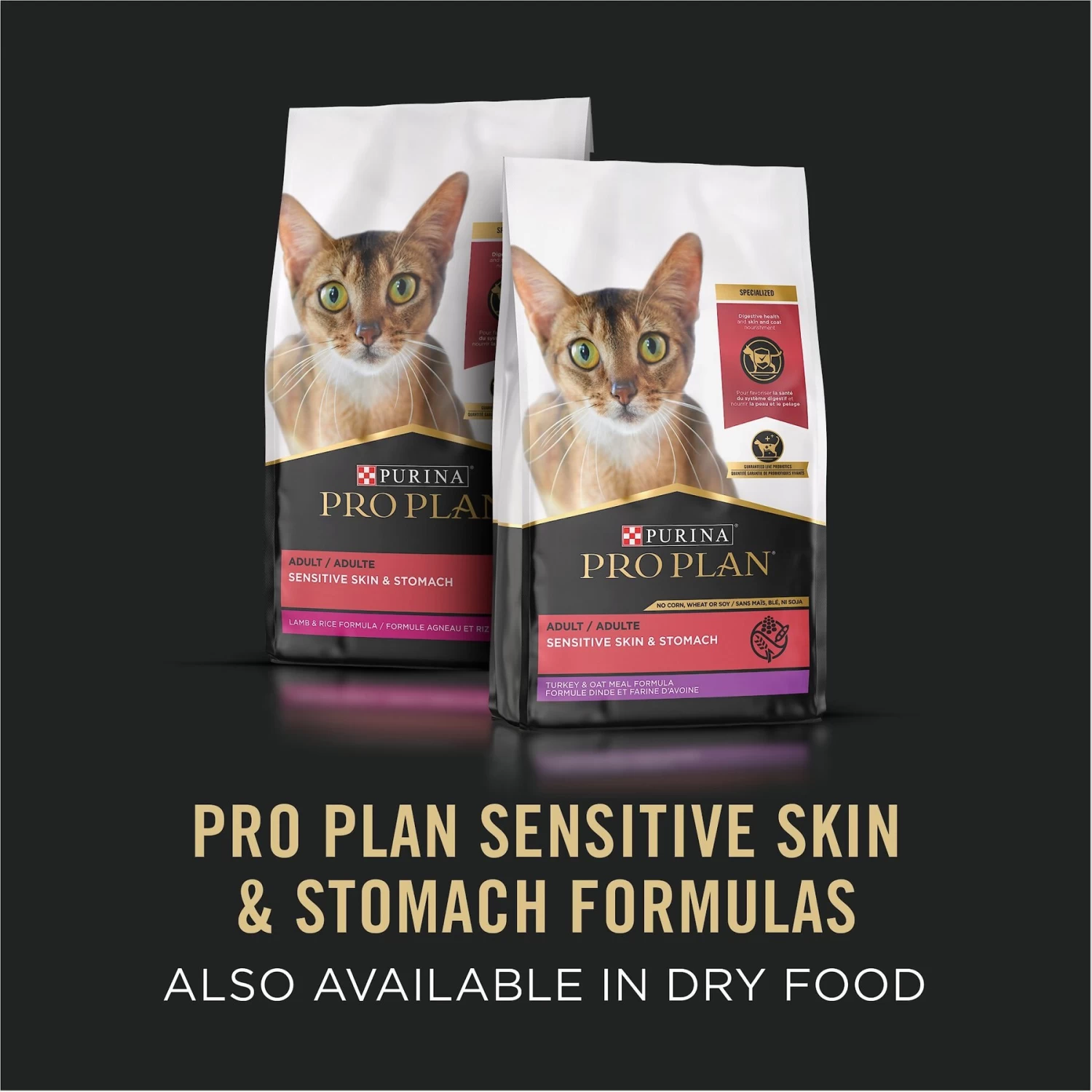 Purina Pro Plan Focus Sensitive Skin & Stomach Classic Arctic Char Grain-Free Entree Canned Cat Food, 3-oz Can, Case Of 24 - Image 6