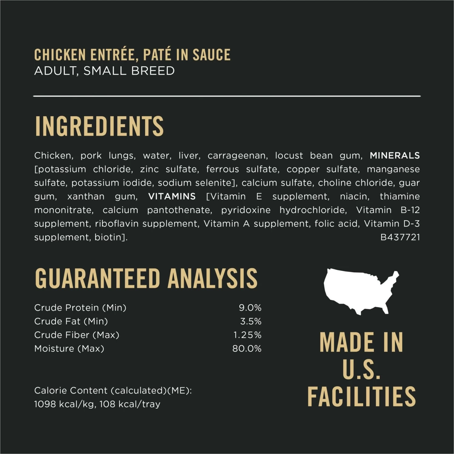 Purina Pro Plan Focus Small Breed Chicken Entree Grain-Free Wet Dog Food - Image 5