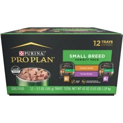 Purina Pro Plan Focus Small Breed Variety Pack Entree Grain-Free Wet Dog Food