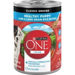 Purina ONE +Plus Classic Ground Healthy Puppy Lamb & Long Grain Rice Entree Canned Dog Food