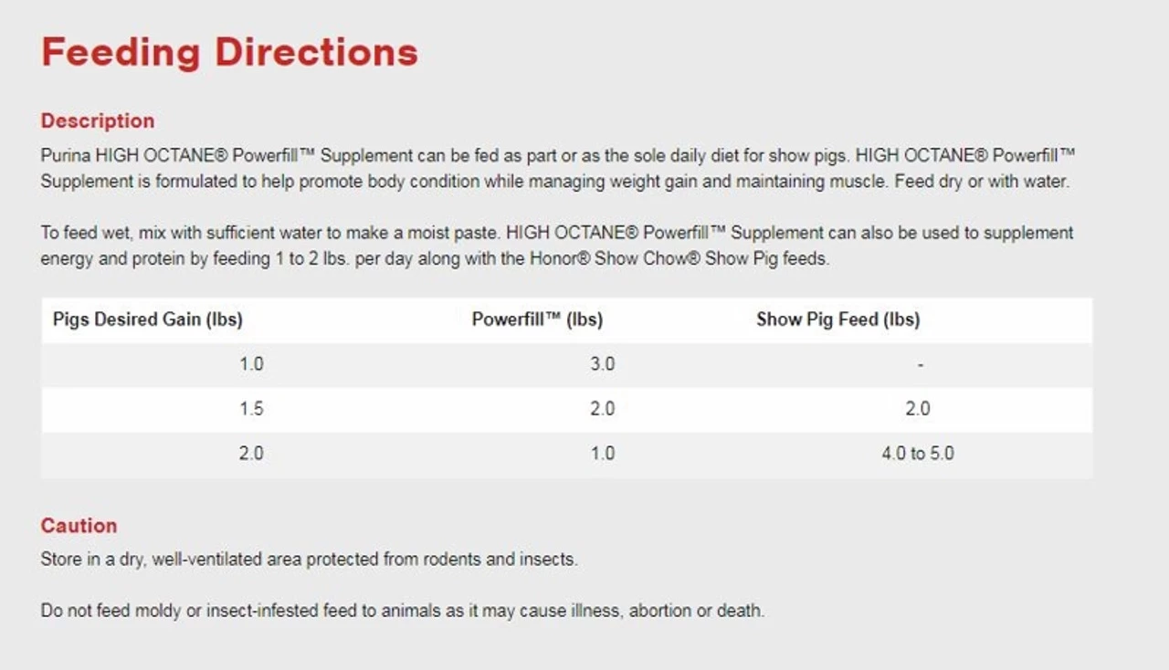 Purina High Octane Powerfill Supplement - 50 Lb. - Image 3