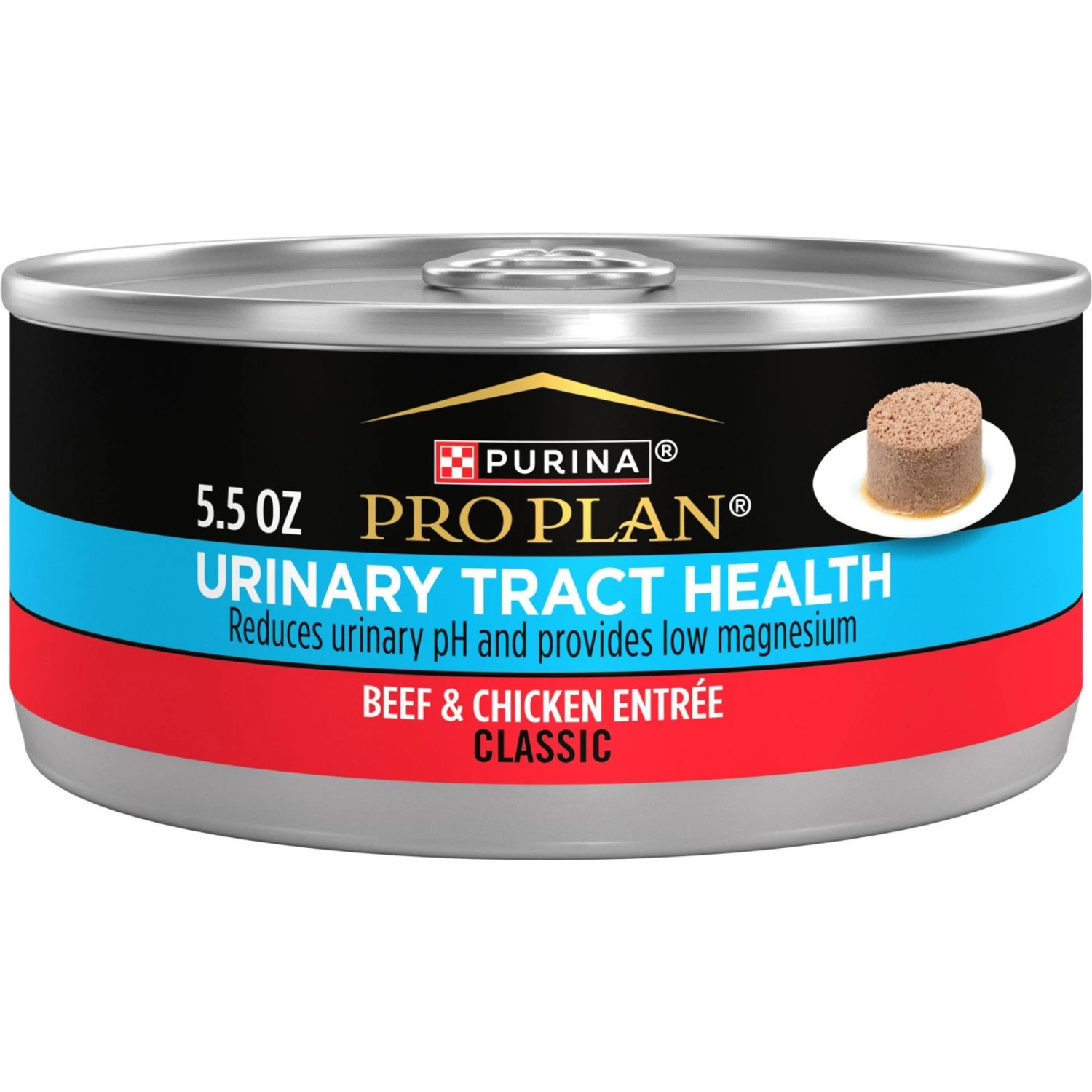 Purina Pro Plan Focus Urinary Tract Health Formula Beef & Chicken Entree Pate Canned Cat Food