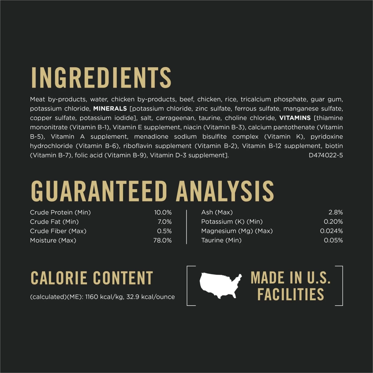 Purina Pro Plan Focus Urinary Tract Health Formula Beef & Chicken Entree Pate Canned Cat Food - Image 5