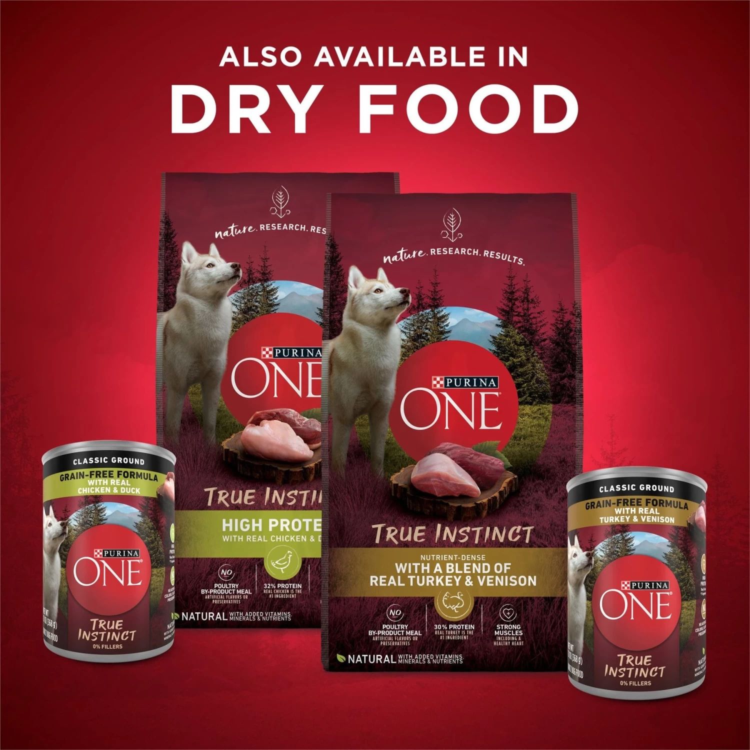 Purina ONE SmartBlend True Instinct Classic Ground Grain-Free Variety Pack Canned Dog Food - Image 9