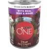 Purina ONE SmartBlend True Instinct Tender Cuts In Gravy Real Beef & Bison Wet Dog Food, 13-oz Can, Case Of 12