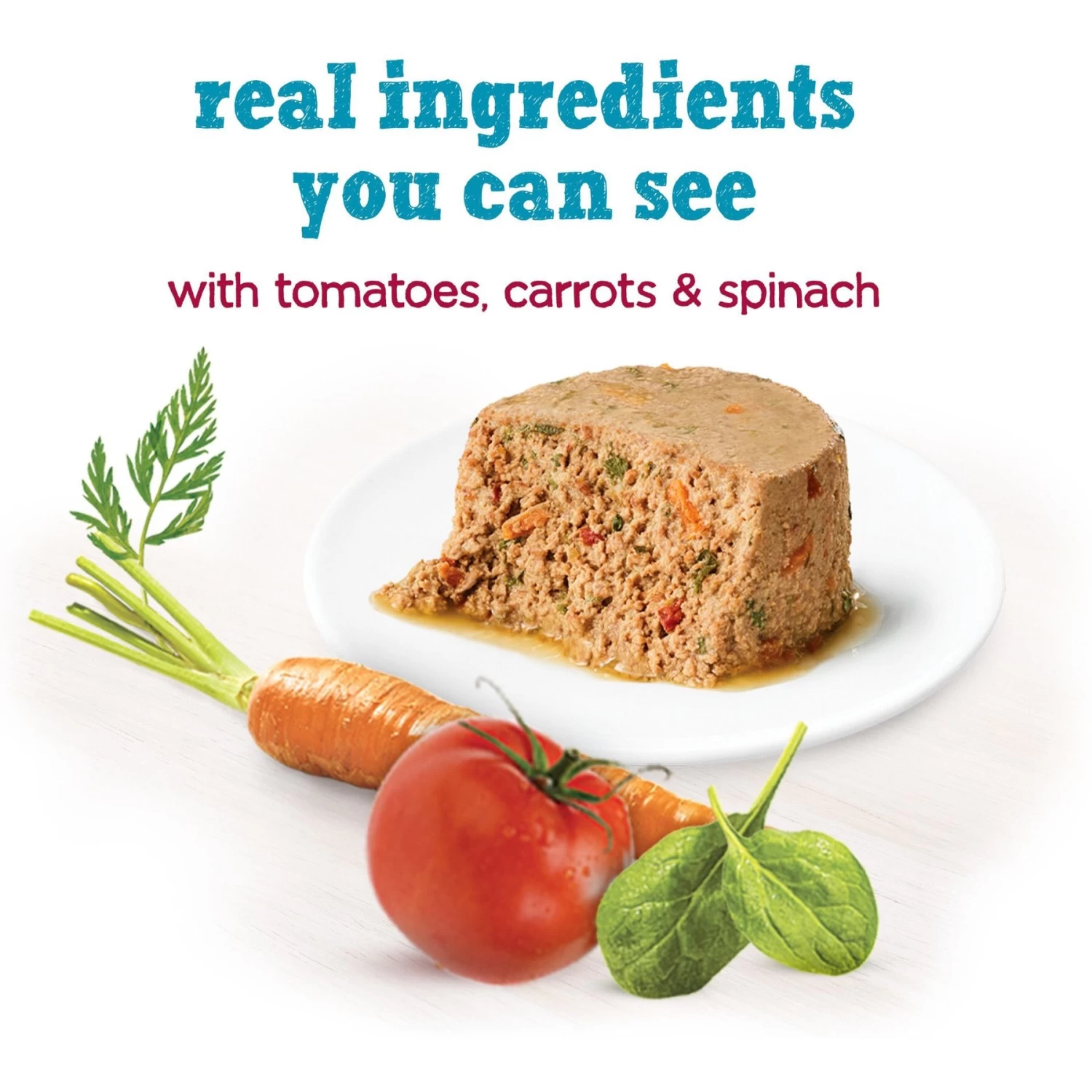 Purina Beneful IncrediBites Pate With Real Beef, Tomatoes, Carrots & Spinach Wet Dog Food, 3-oz Can, Case Of 24 - Image 3