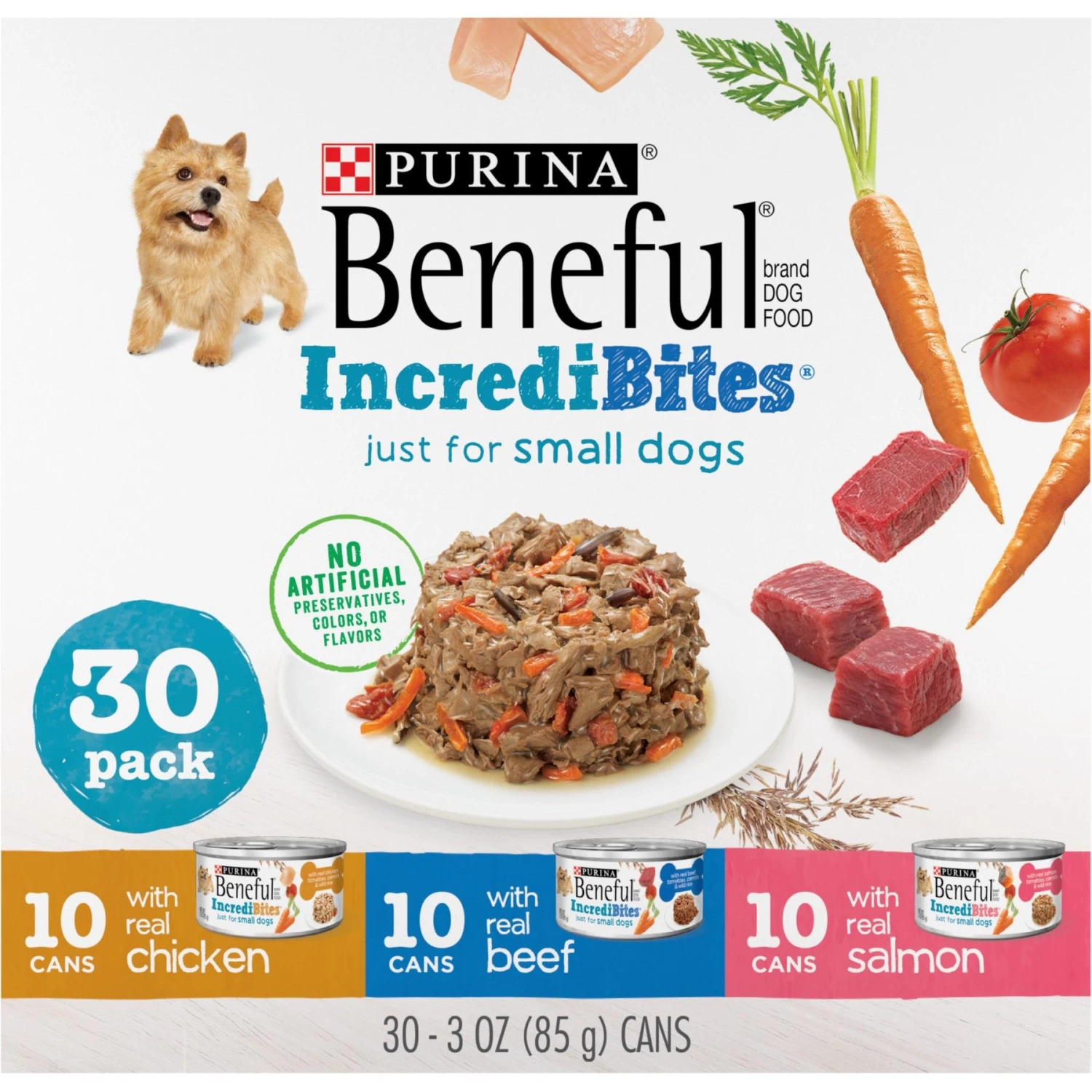 Purina Beneful IncrediBites Variety Pack Canned Dog Food
