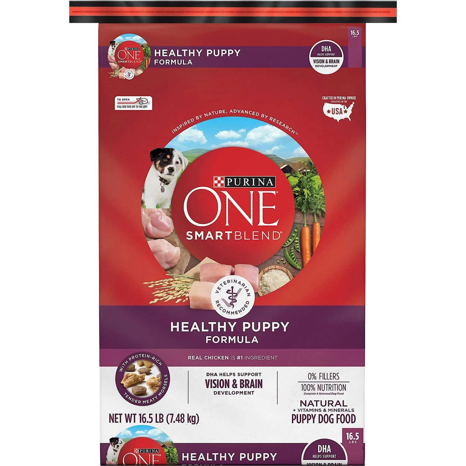 Purina ONE +Plus Natural High Protein Healthy Puppy Formula Dry Puppy Food & Wellness Soft Puppy Bites Lamb & Salmon Recipe Grain-Free Natural Dog Treats - Image 2