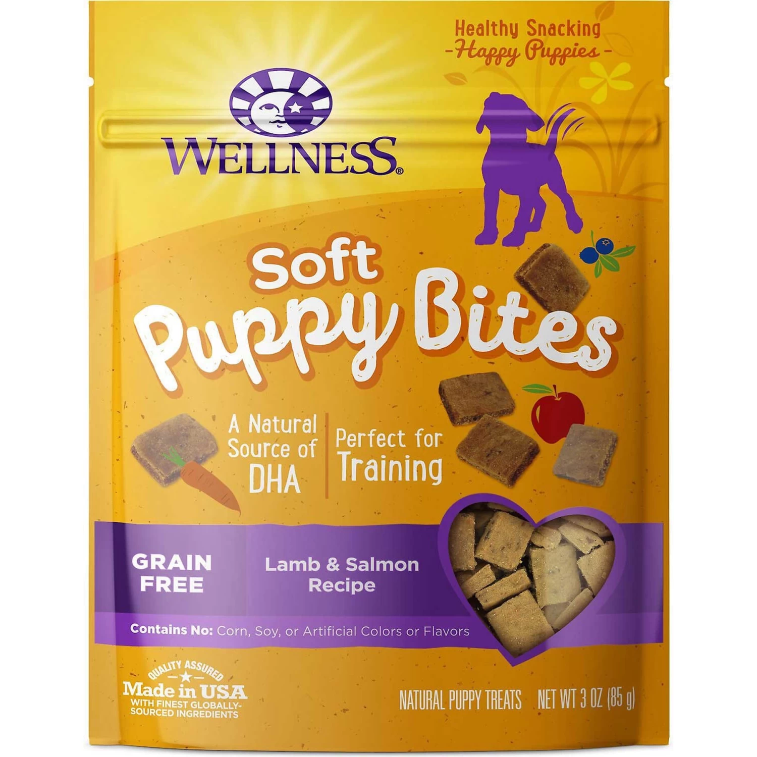 Purina ONE +Plus Natural High Protein Healthy Puppy Formula Dry Puppy Food & Wellness Soft Puppy Bites Lamb & Salmon Recipe Grain-Free Natural Dog Treats - Image 5