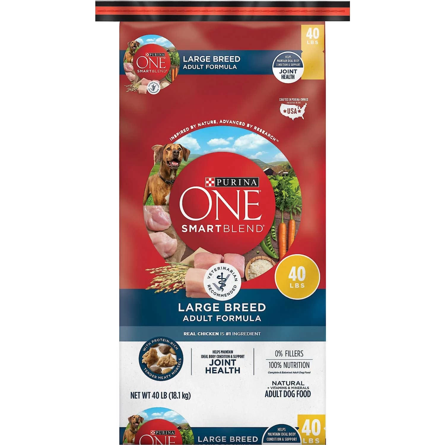 Purina ONE Natural Large Breed +Plus Formula Dry Dog Food & Milk-Bone Original Large Biscuit Dog Treats - Image 2