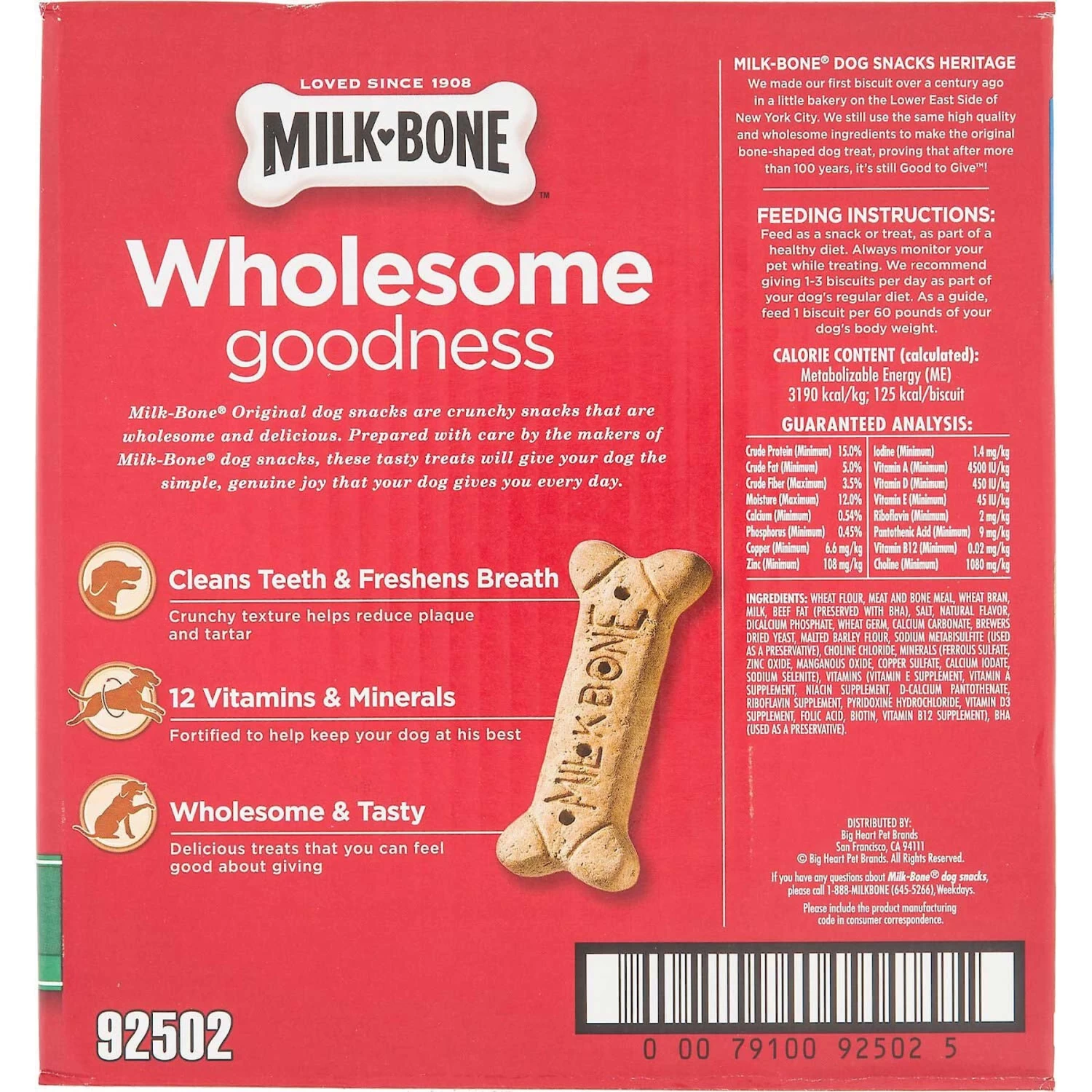 Purina ONE Natural Large Breed +Plus Formula Dry Dog Food & Milk-Bone Original Large Biscuit Dog Treats - Image 6