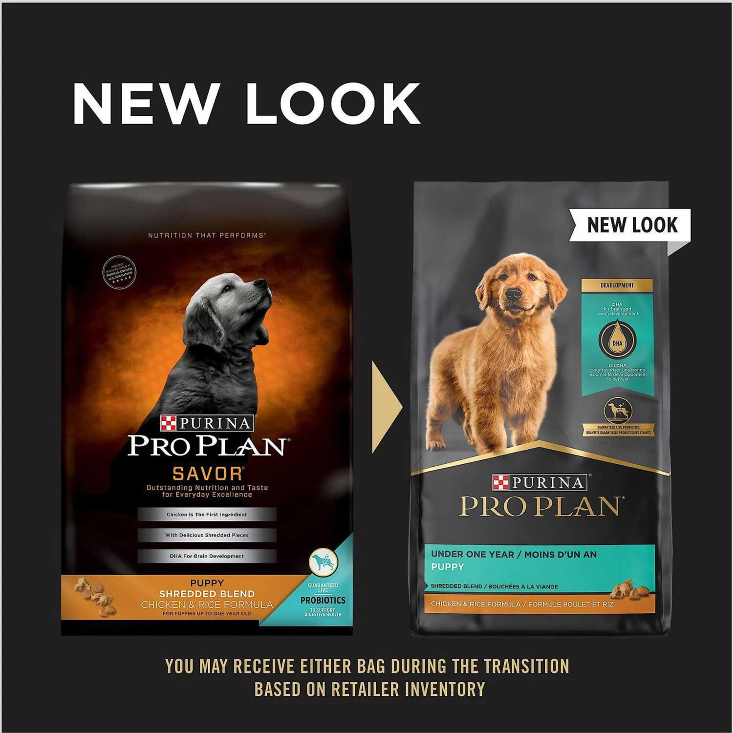 Purina Pro Plan Puppy Shredded Blend Chicken & Rice Formula With Probiotics Dry Dog Food & Wellness Soft Puppy Bites Lamb & Salmon Recipe Grain-Free Natural Dog Treats - Image 5