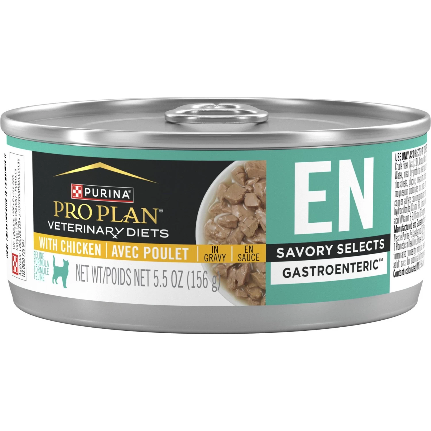 Purina Pro Plan Veterinary Diets EN Gastroenteric Savory Selects In Gravy With Chicken Wet Cat Food