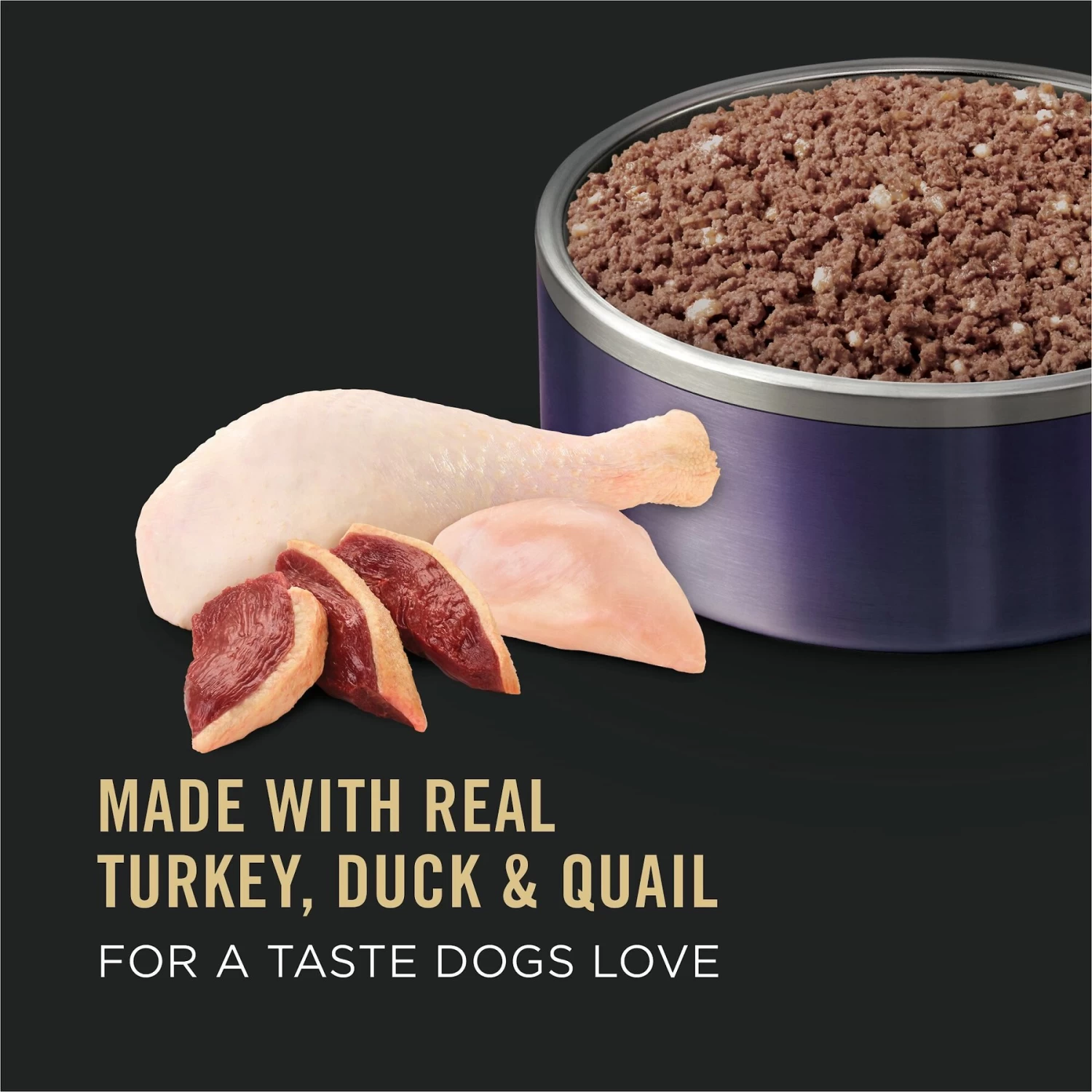 Purina Pro Plan Sport High Protein Turkey, Duck & Quail Entrée Wet Dog Food - Image 2