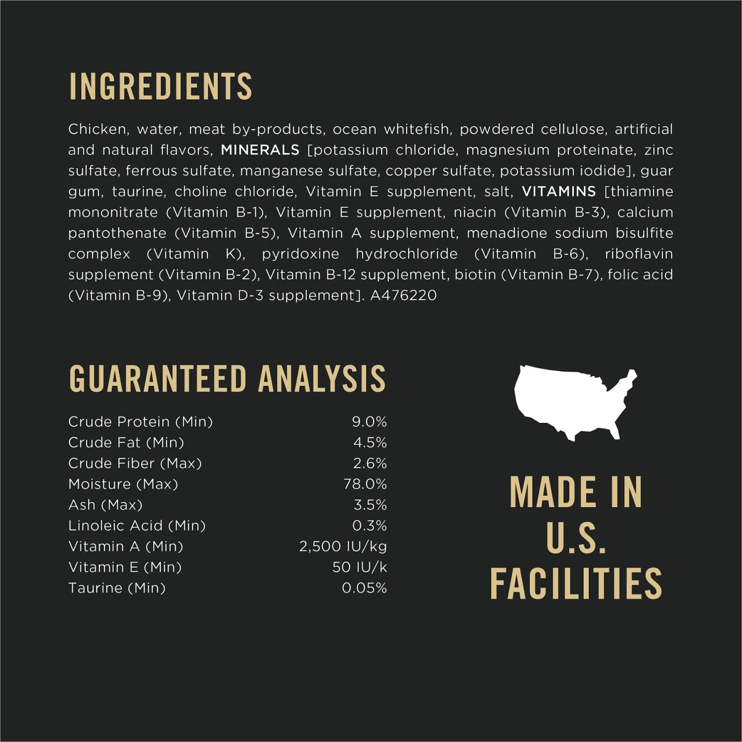 Purina Pro Plan Hairball Control Chicken Entrée Pate Wet Cat Food, 3-oz Can, Case Of 24 - Image 5