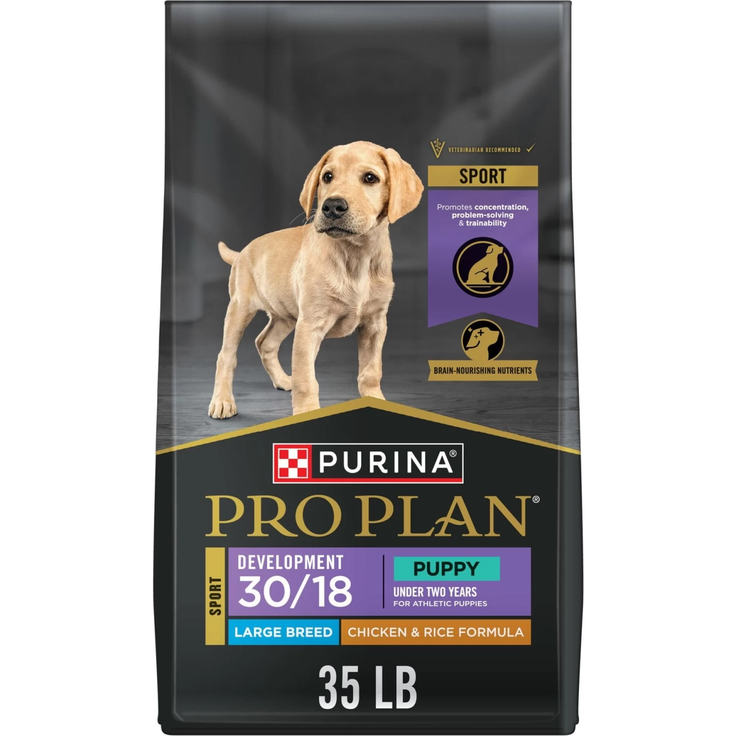 Purina Pro Plan Sport Development Large Breed High-Protein 30/18 Chicken & Rice Formula Puppy Food