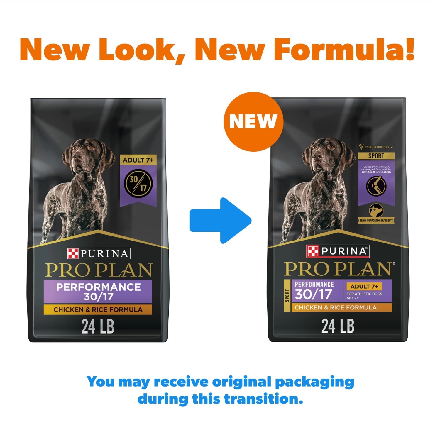 Purina Pro Plan Sport Performance Senior High-Protein 30/17 Chicken & Rice Formula Dog Food - Image 2