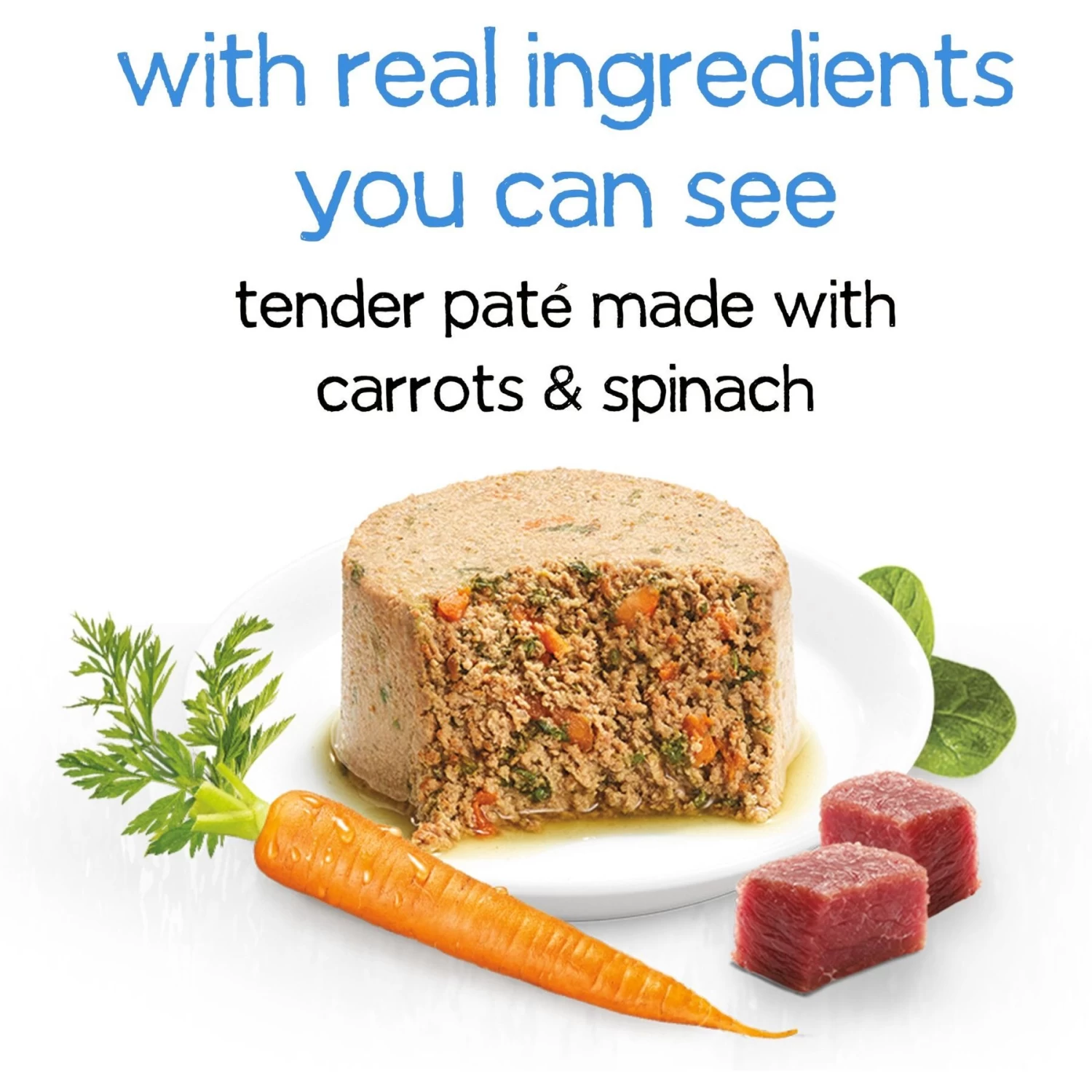 Purina Beneful Infused Pate With Real Lamb, Carrots & Spinach Wet Dog Food, 3-oz Tray, Case Of 24 - Image 3