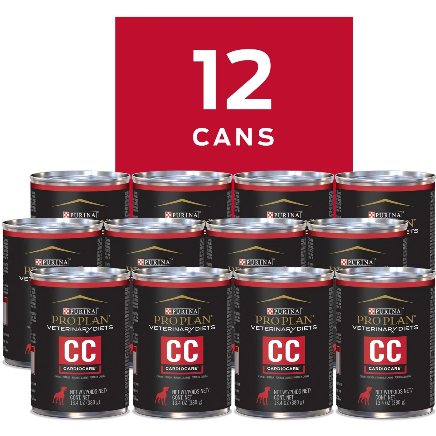 Purina Pro Plan Veterinary Diets CC Cardiocare Canine Formula Chicken Flavor Canned Dog Food, 13-oz, Case Of 12 - Image 2