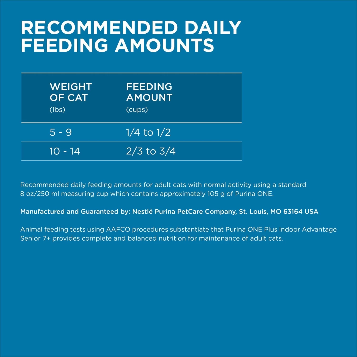 Purina ONE Indoor Advantage Senior 7+ High Protein Natural Dry Cat Food - Image 7