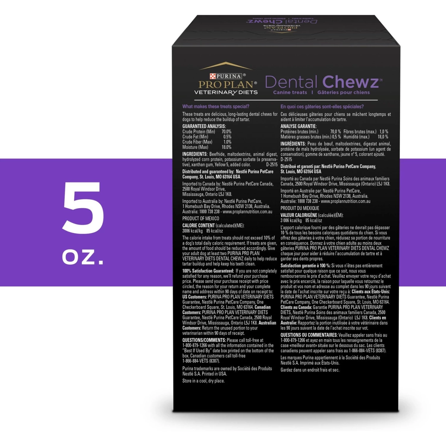 Purina Pro Plan Veterinary Diets Dental Chewz Dental Chew Dog Treats - Image 2