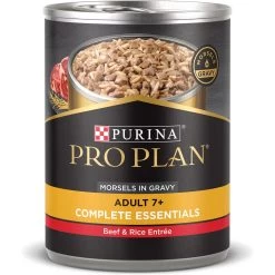 Purina Pro Plan Senior Beef & Rice Entree Canned Dog Food