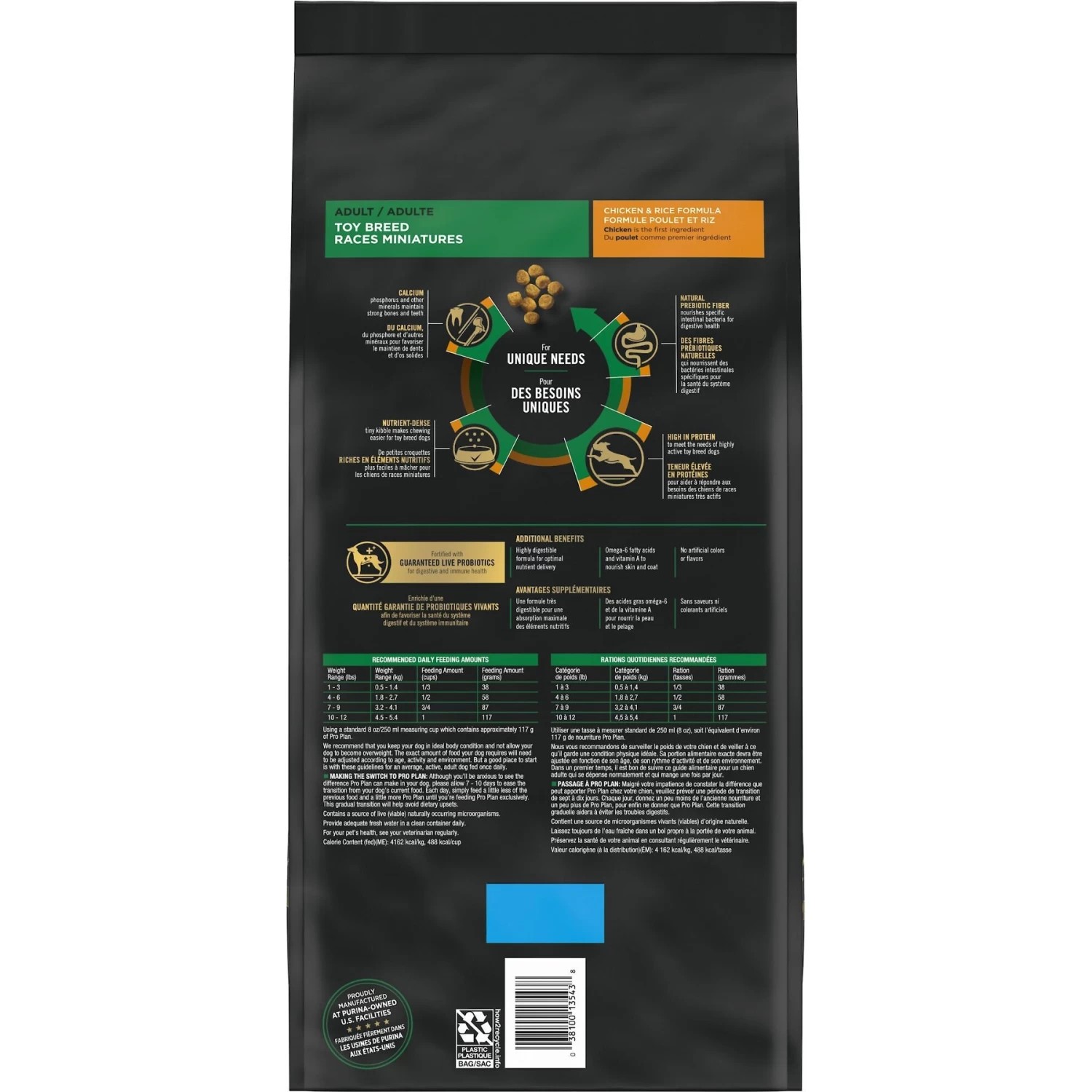 Purina Pro Plan Adult Toy Breed Chicken & Rice Formula Dry Dog Food - Image 2