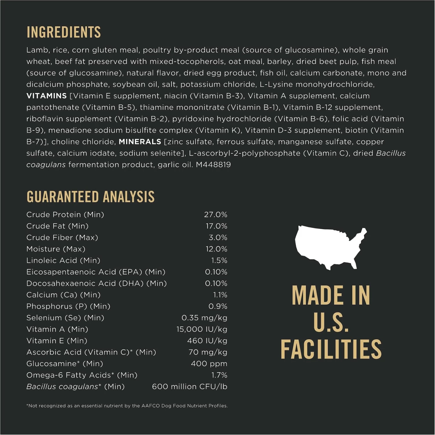 Purina Pro Plan Sport Small Bites All Life Stages High-Protein Lamb & Rice Formula Dry Dog Food - Image 6